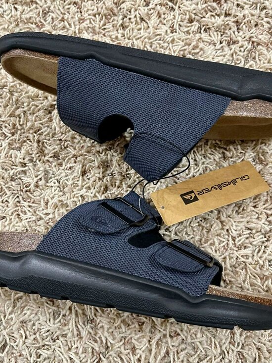 Quiksilver Embark Deck Slide Sandals Shoes Navy, Men’s Size 7 (New) main image 2